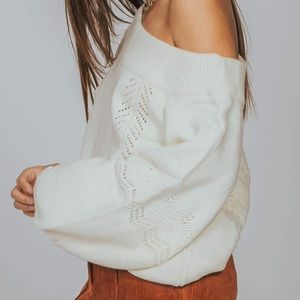 MINKPINK Off Shoulder Sweater Small